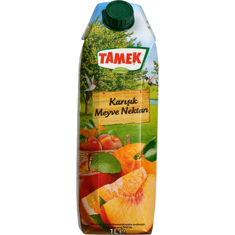 Tamek Karışık Meyve Nektarı 1 L