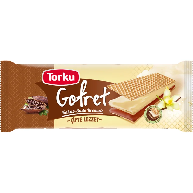 Torku Gofret Kakaolu Sade 142 g