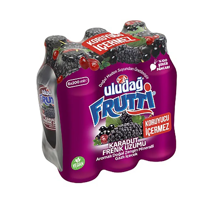 Frutti Karadut & Frenk Üzümü 6x200 ml