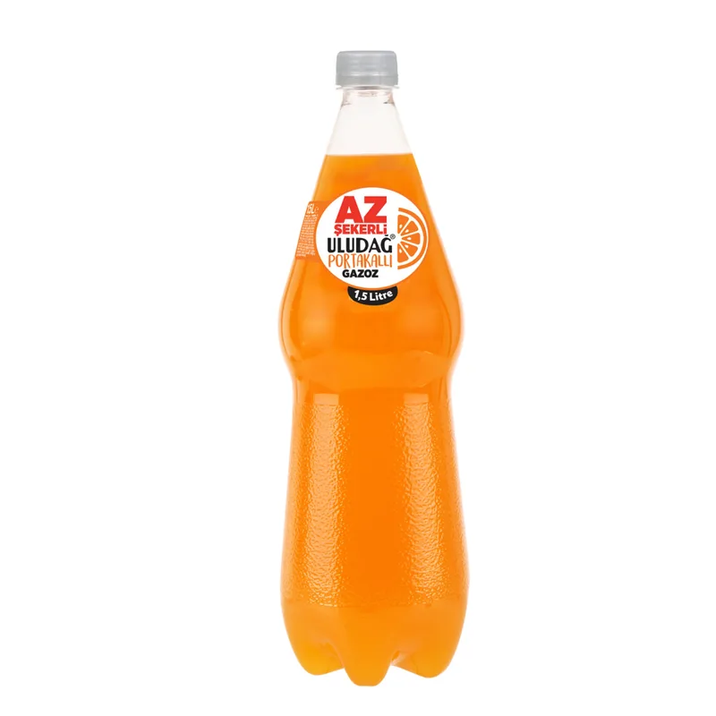 Uludağ Portakallı Gazoz Az Şekerli 1,5 L
