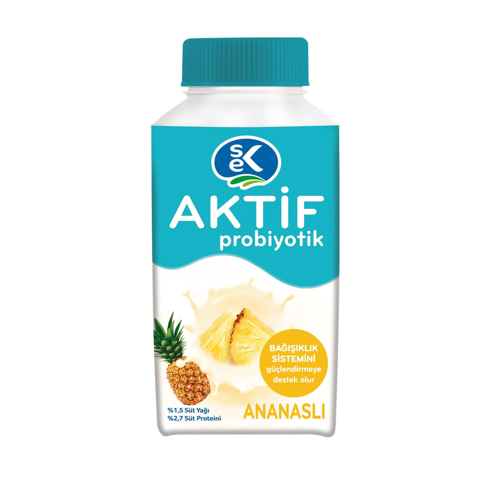 Sek Probiyotik Ananaslı Kefir 250 ml