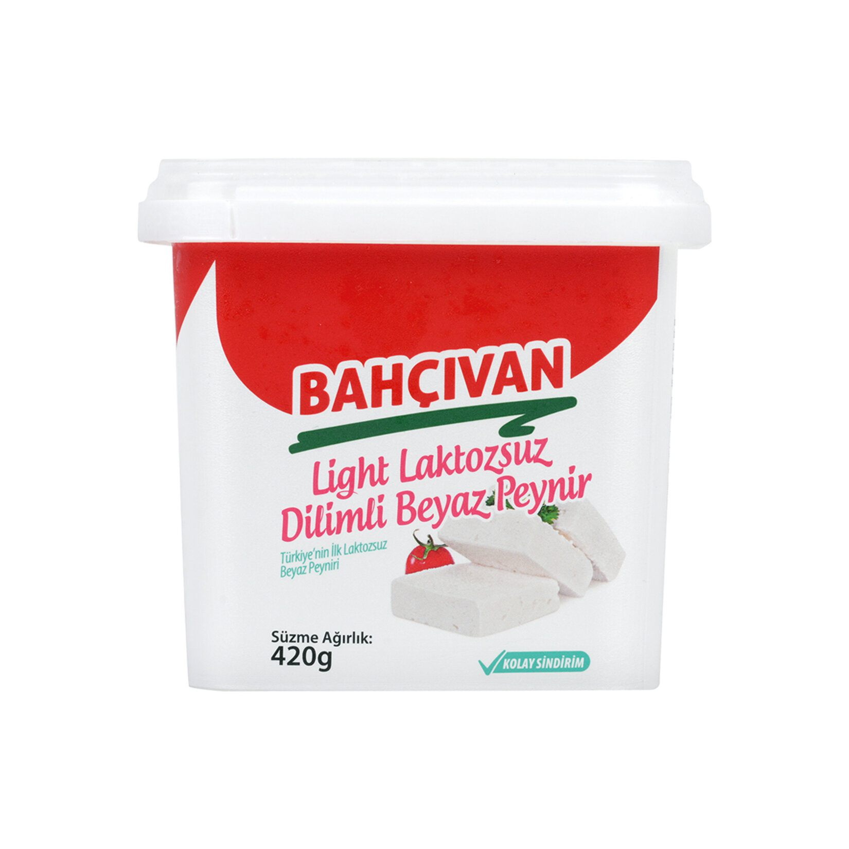 Bahçıvan Light Laktozsuz Dilimli Beyaz Peynir