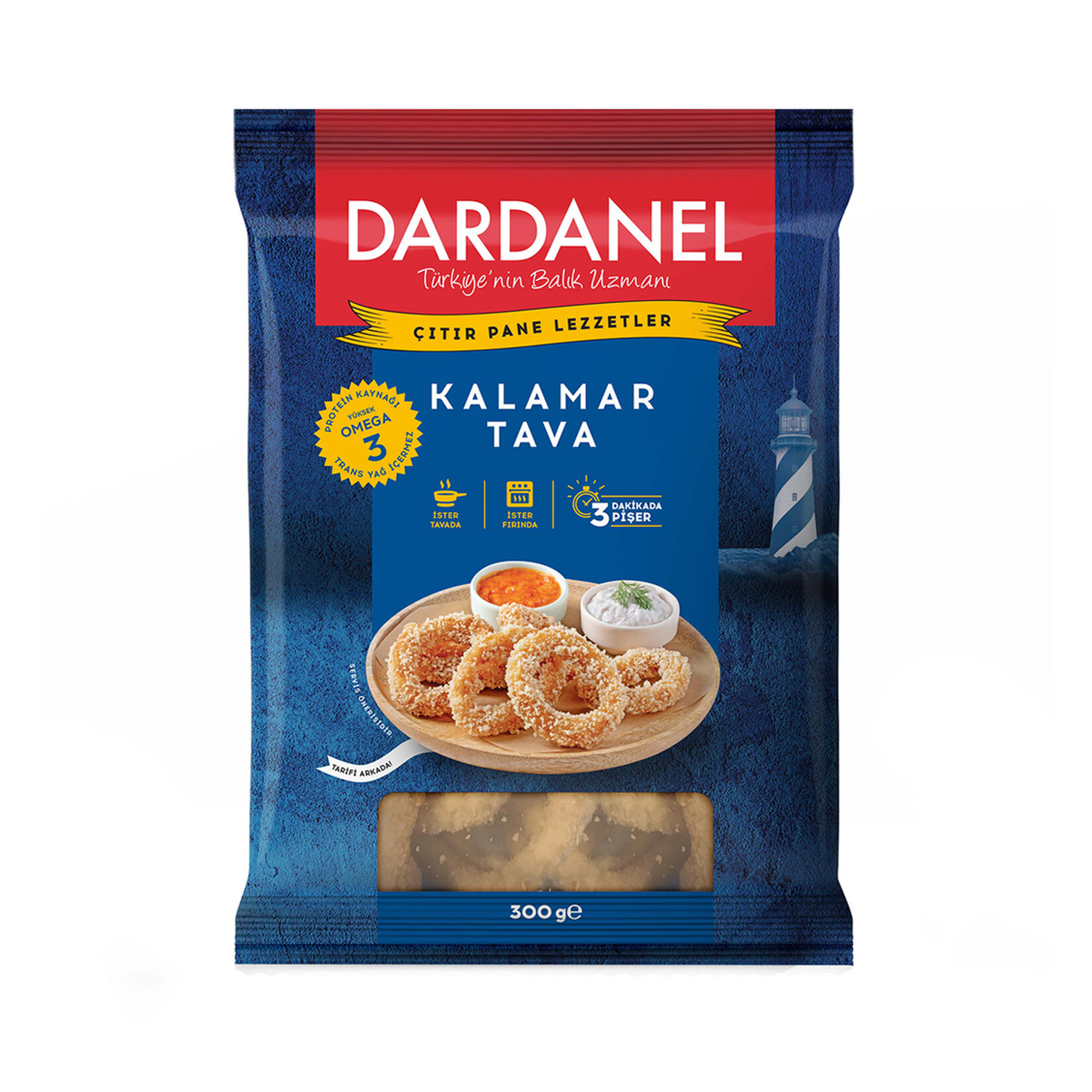 Dardanel Kaplanmış Halka Kalamar