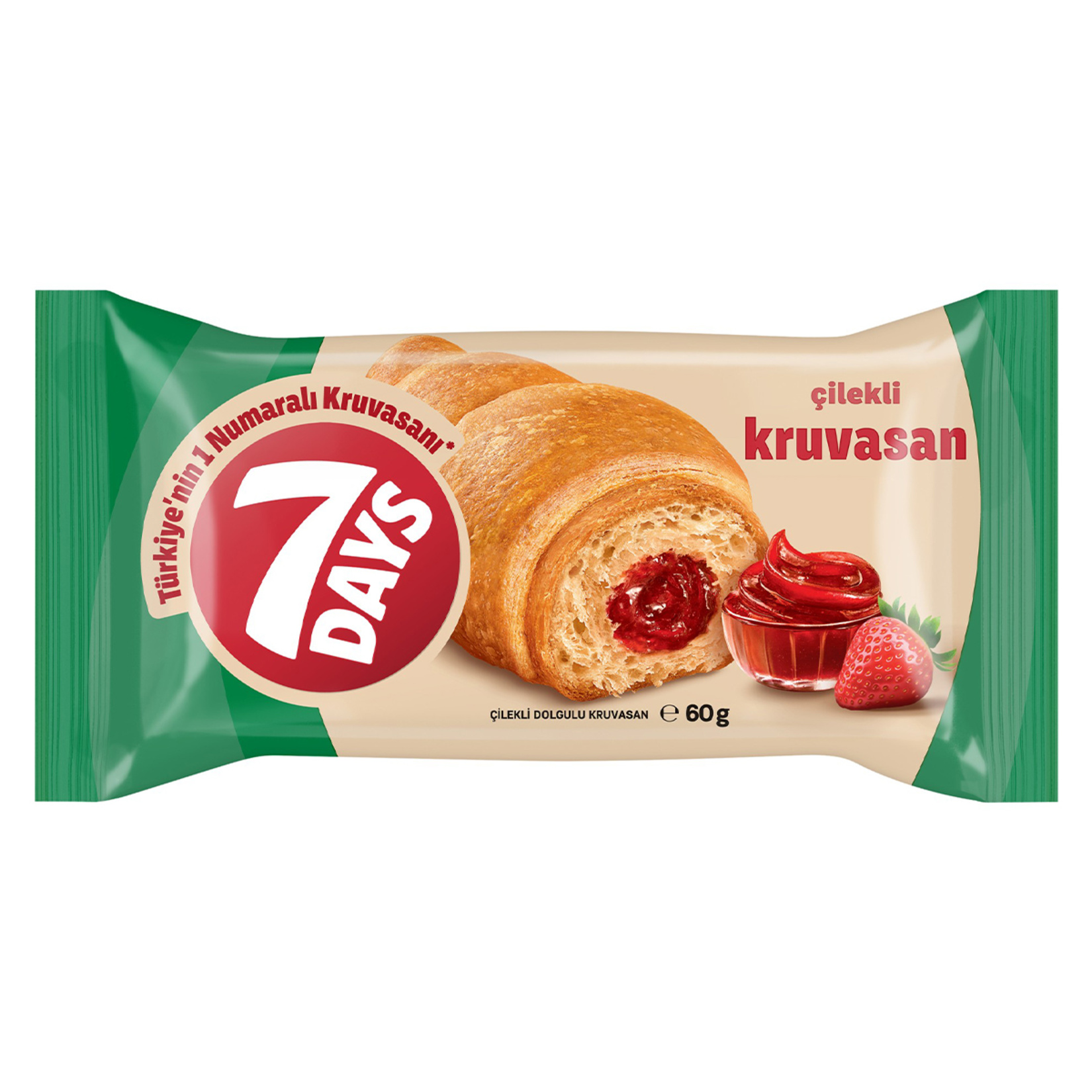 Seven Days Çilekli Kruvasan