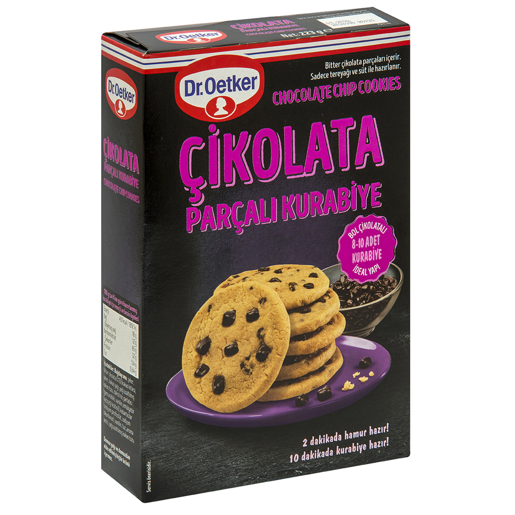 Dr. Oetker Çikolata Parçalı Kurabiye Toz Karışımı