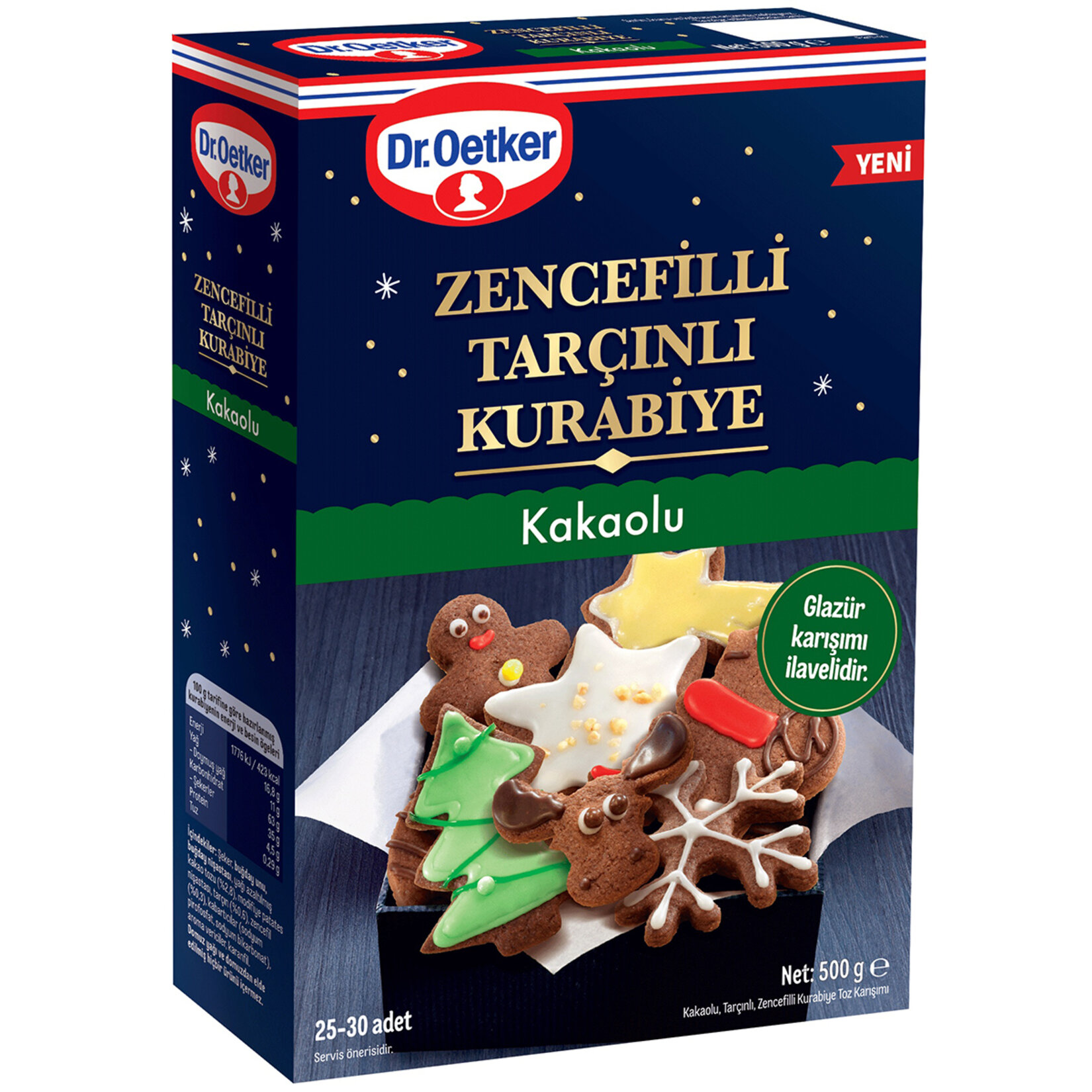 Dr. Oetker Zencefilli Tarçınlı Kurabiye Kakaolu