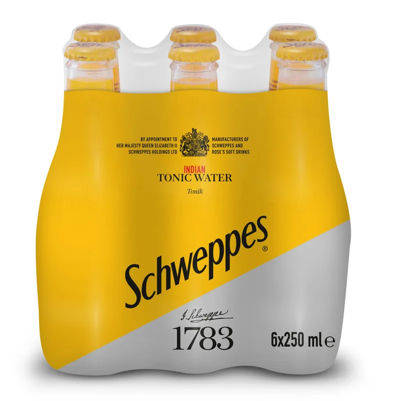 Schweppes Tonik 250 ml 6'lı Cam Şişe
