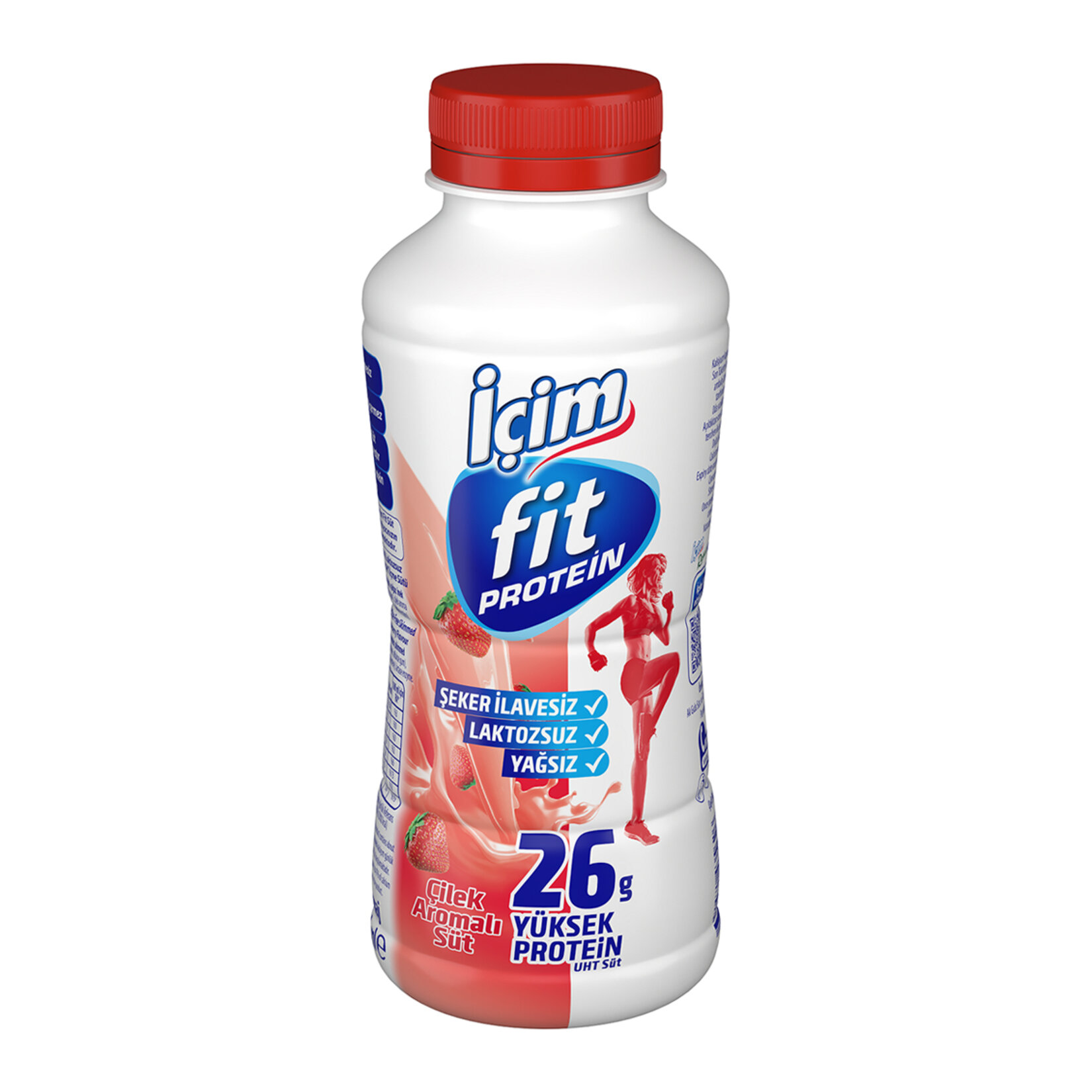 İçim Fit Protein Çilekli Laktozsuz Süt 400 ml
