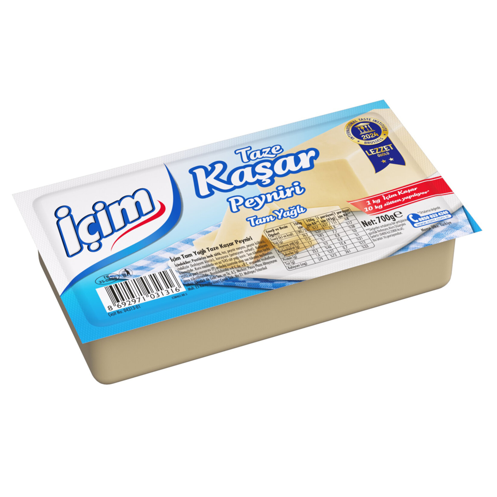 İçim Taze Kaşar Peyniri