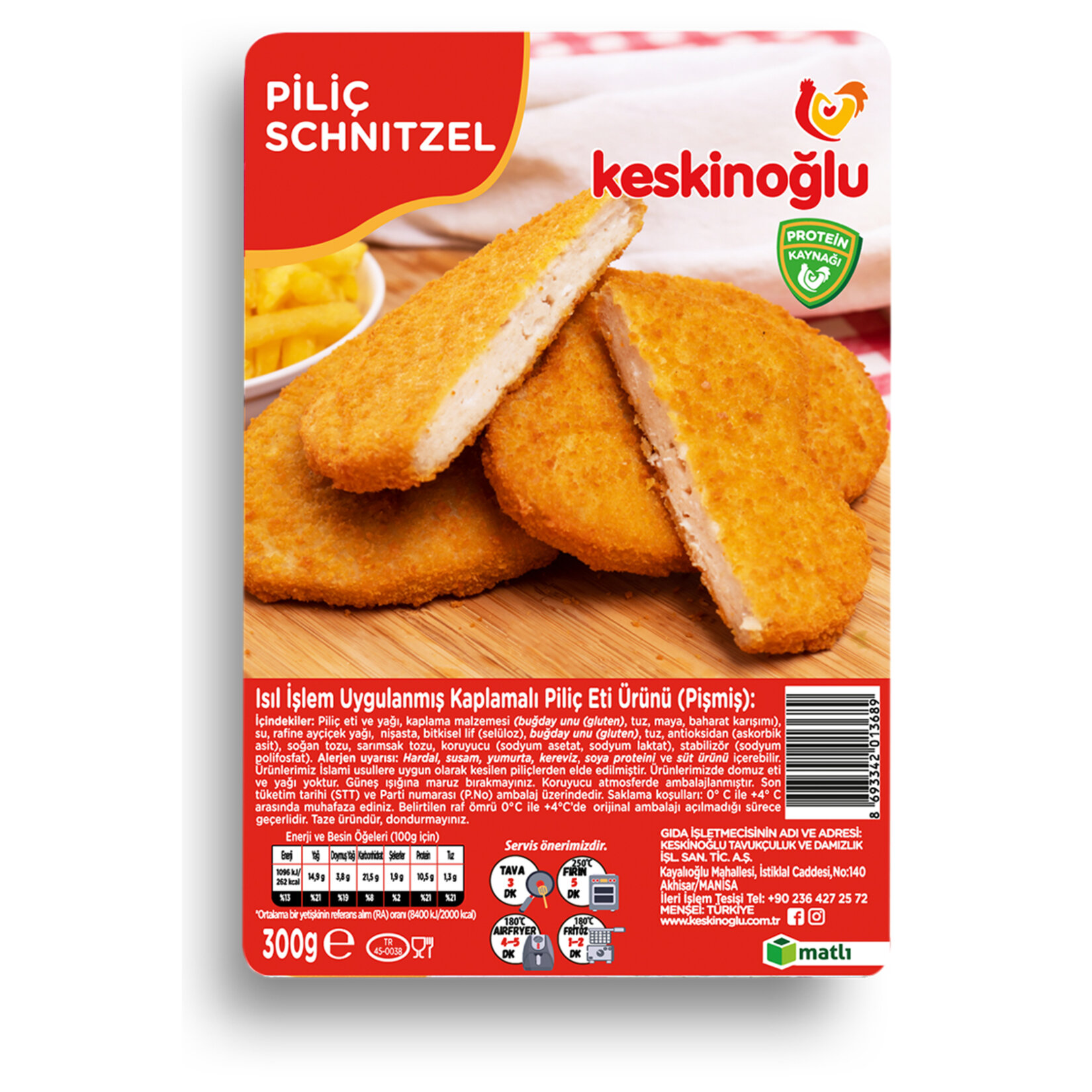 Keskinoğlu Piliç Schnitzel