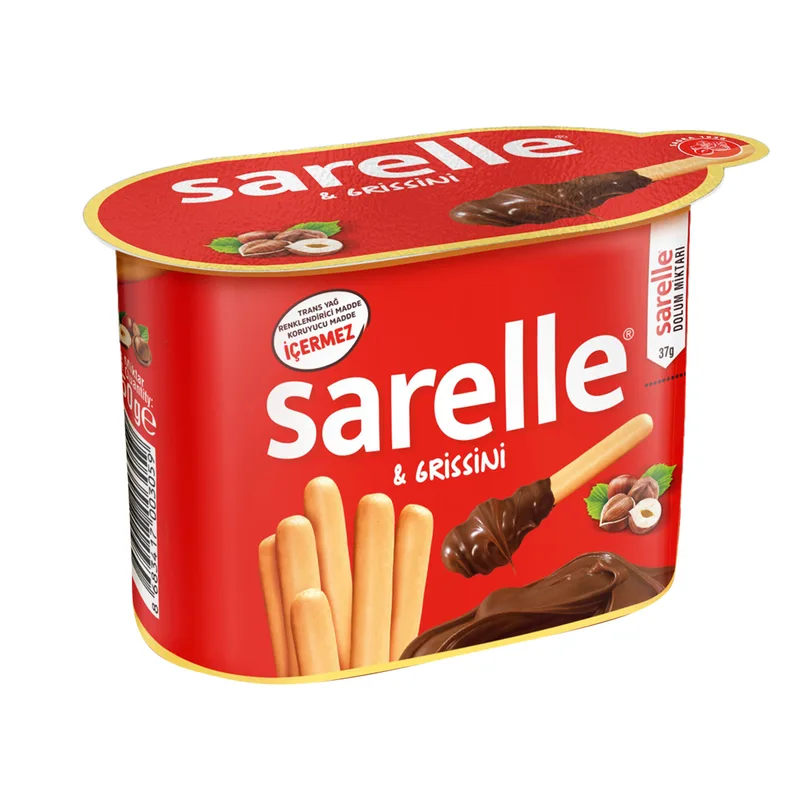 Sarelle Kakaolu Fındık Ezmesi ve Grissini 50 g