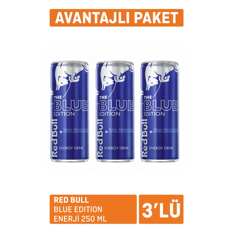 Red Bull Blue Edition 3x250 ml Paket