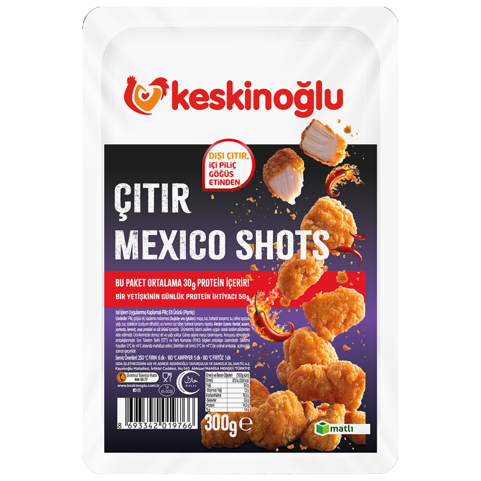 Keskinoğlu Piliç Mexico Shots