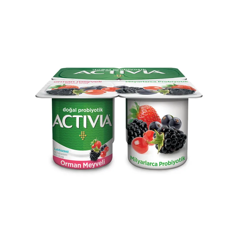 Activia Doğal Probiyotik Orman Meyveli Yoğurt 4x100 g