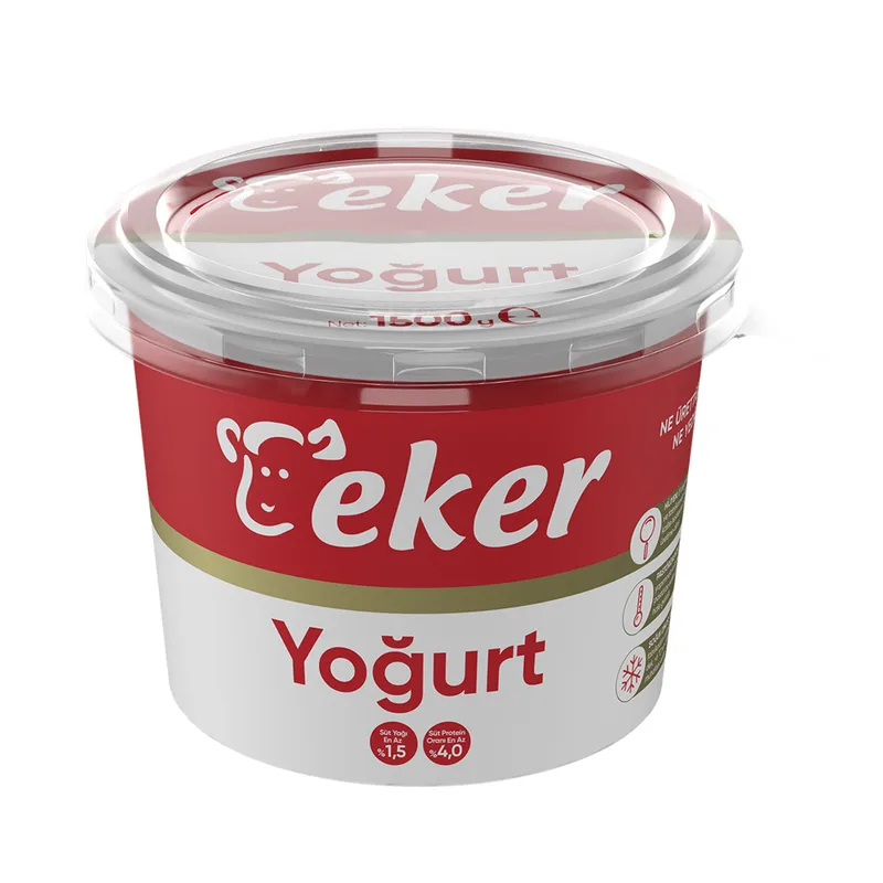 Eker Yarım Yağlı Kaymaksız Yoğurt 1500 g