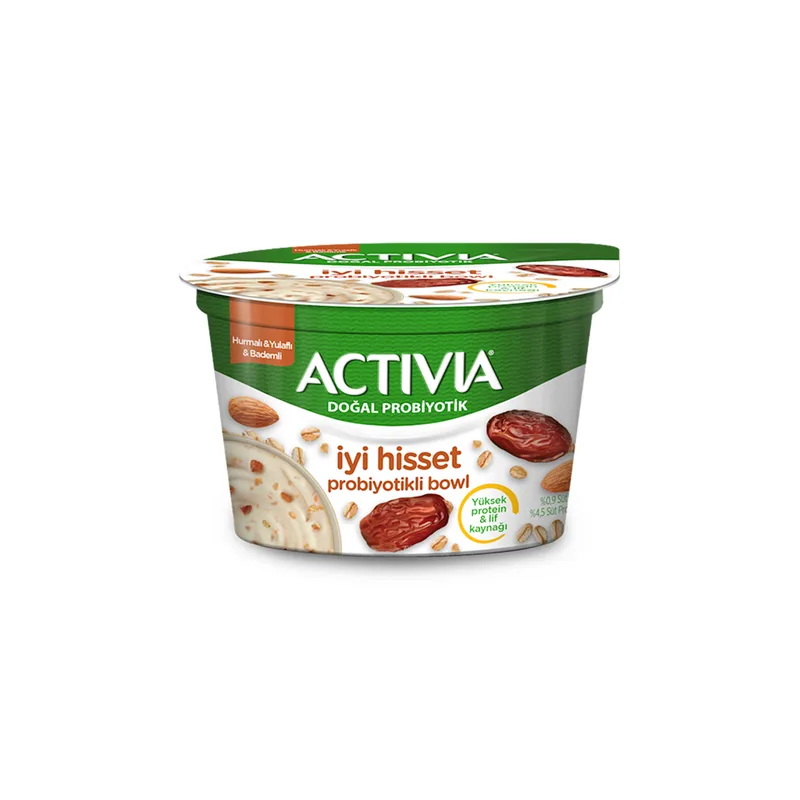 Activia İyi Hisset Probiyotik Bowl Hurma & Yulaf & Badem 150 g