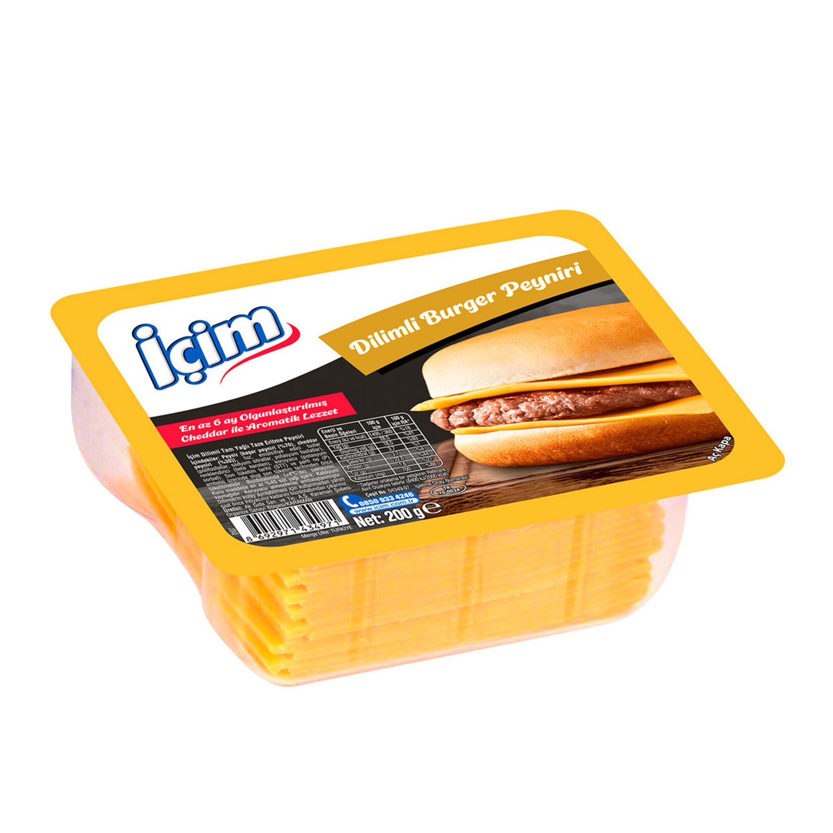 İçim Burger Dilimli Peynir