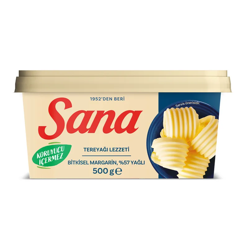 Sana Kase Margarin Tereyağı Lezzeti 500 g