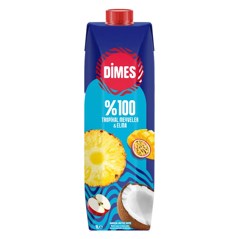 Dimes %100 Tropik Meyveler 1 L