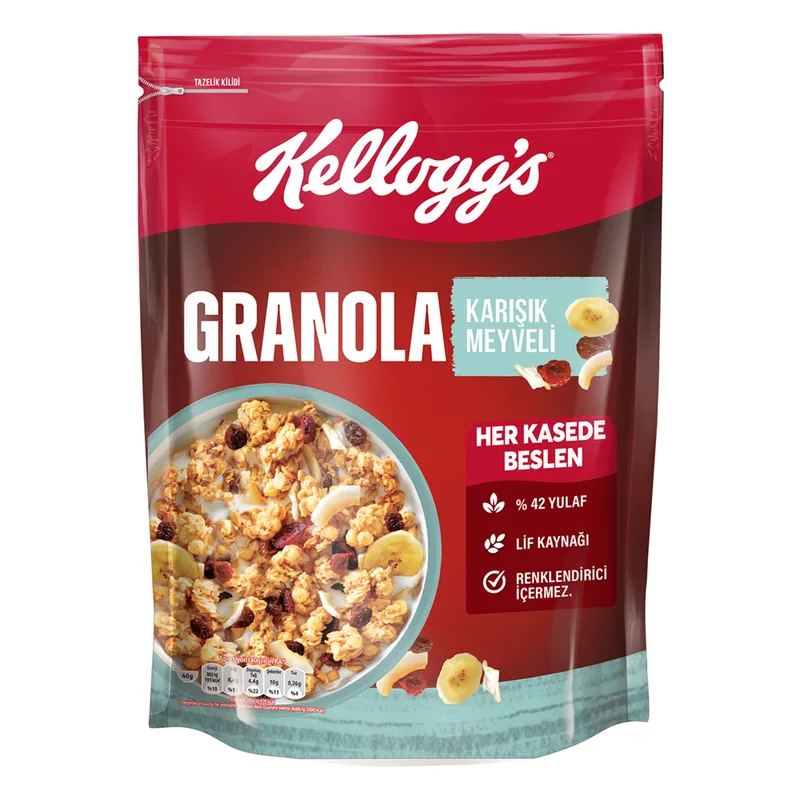 Kellogg's Granola Karışık Meyveli 340 g