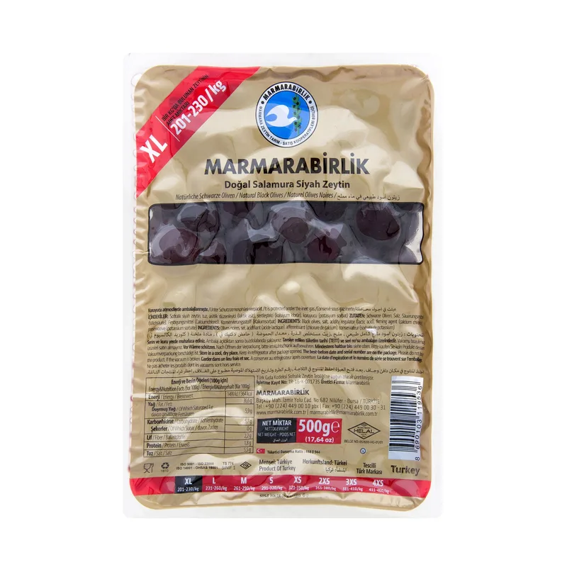 Marmarabirlik Mega Zeytin 500 g 201-230 Ad/kg