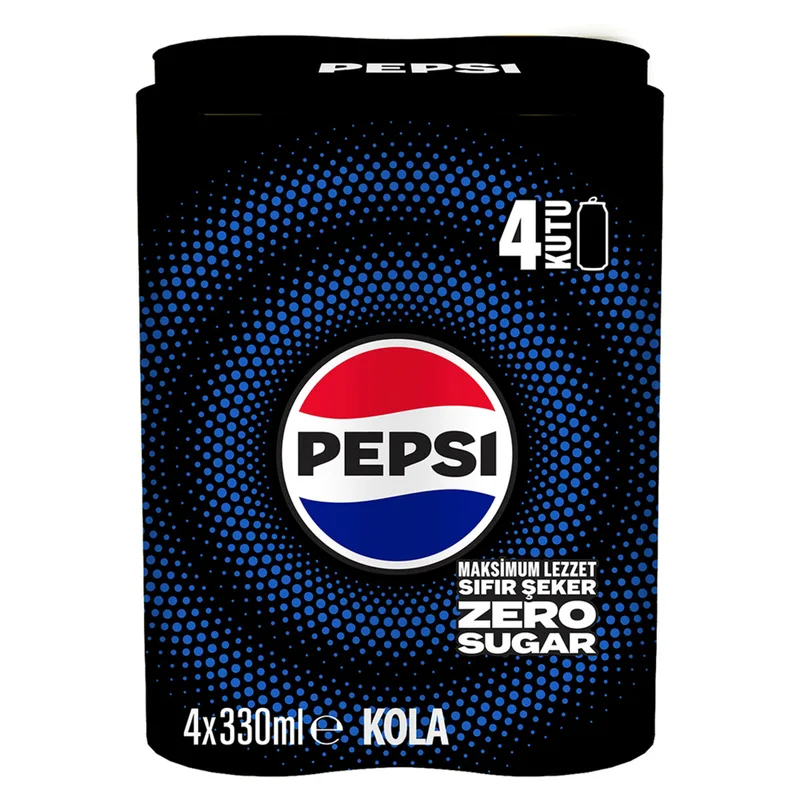 Pepsi Max 330 ml 4'lü Kutu