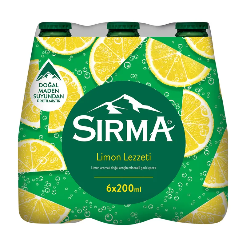 Sırma Maden Suyu C+ Limon 6x200 ml