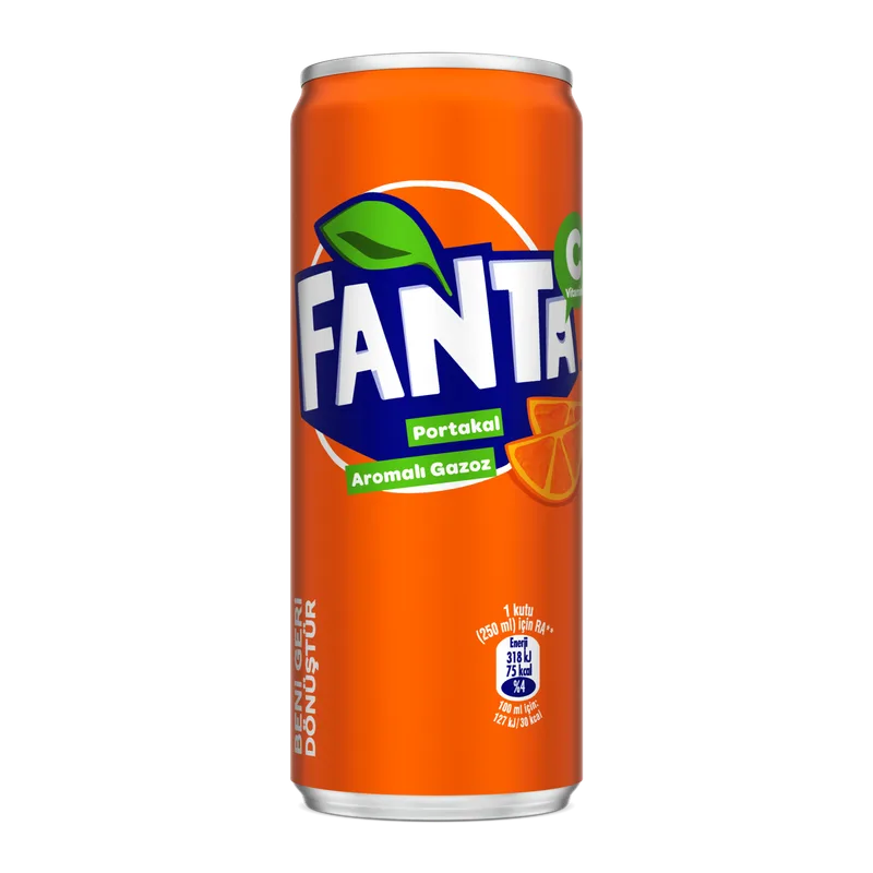 Fanta Portakal 250 ml Kutu