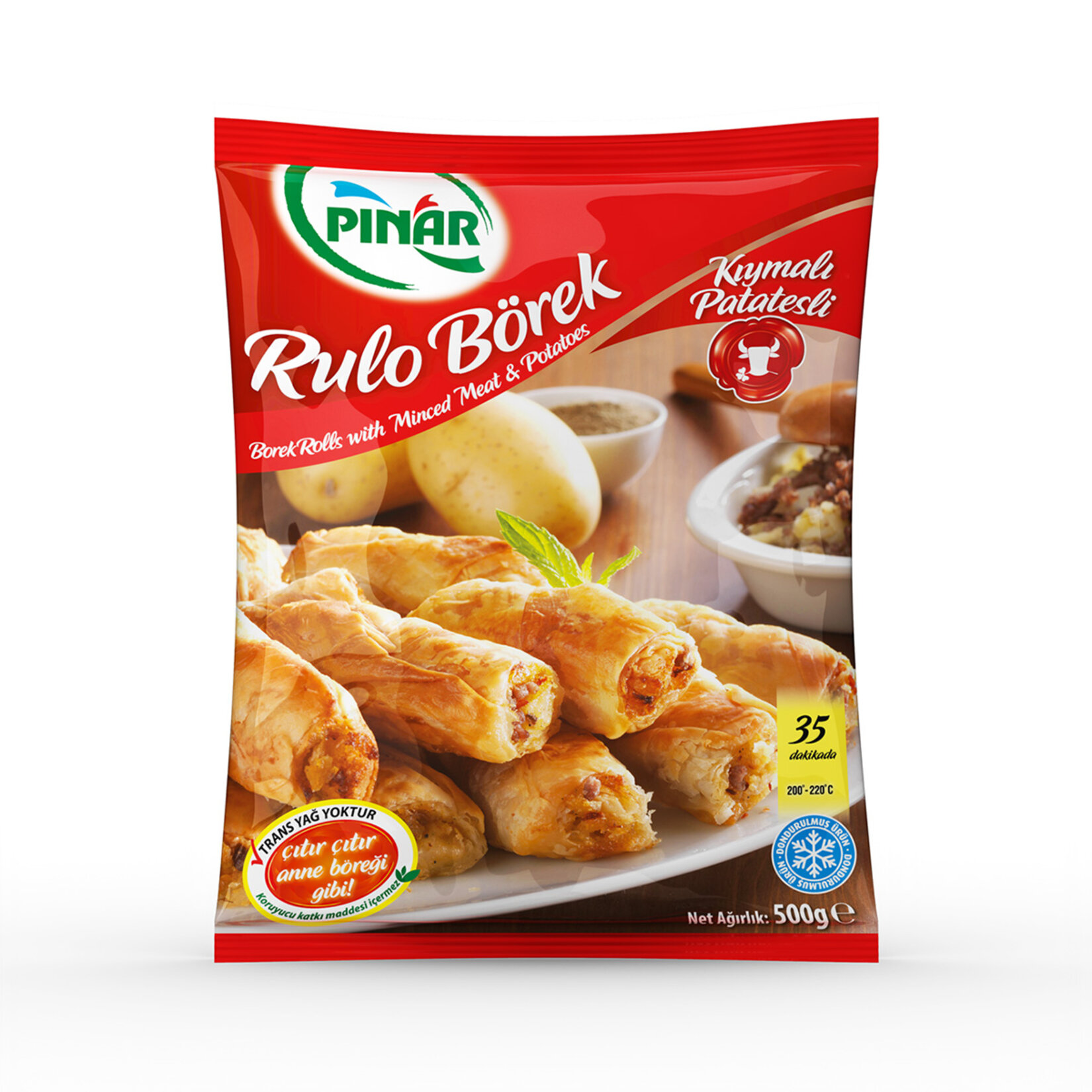 Pınar Rulo Börek Kıymalı Patatesli