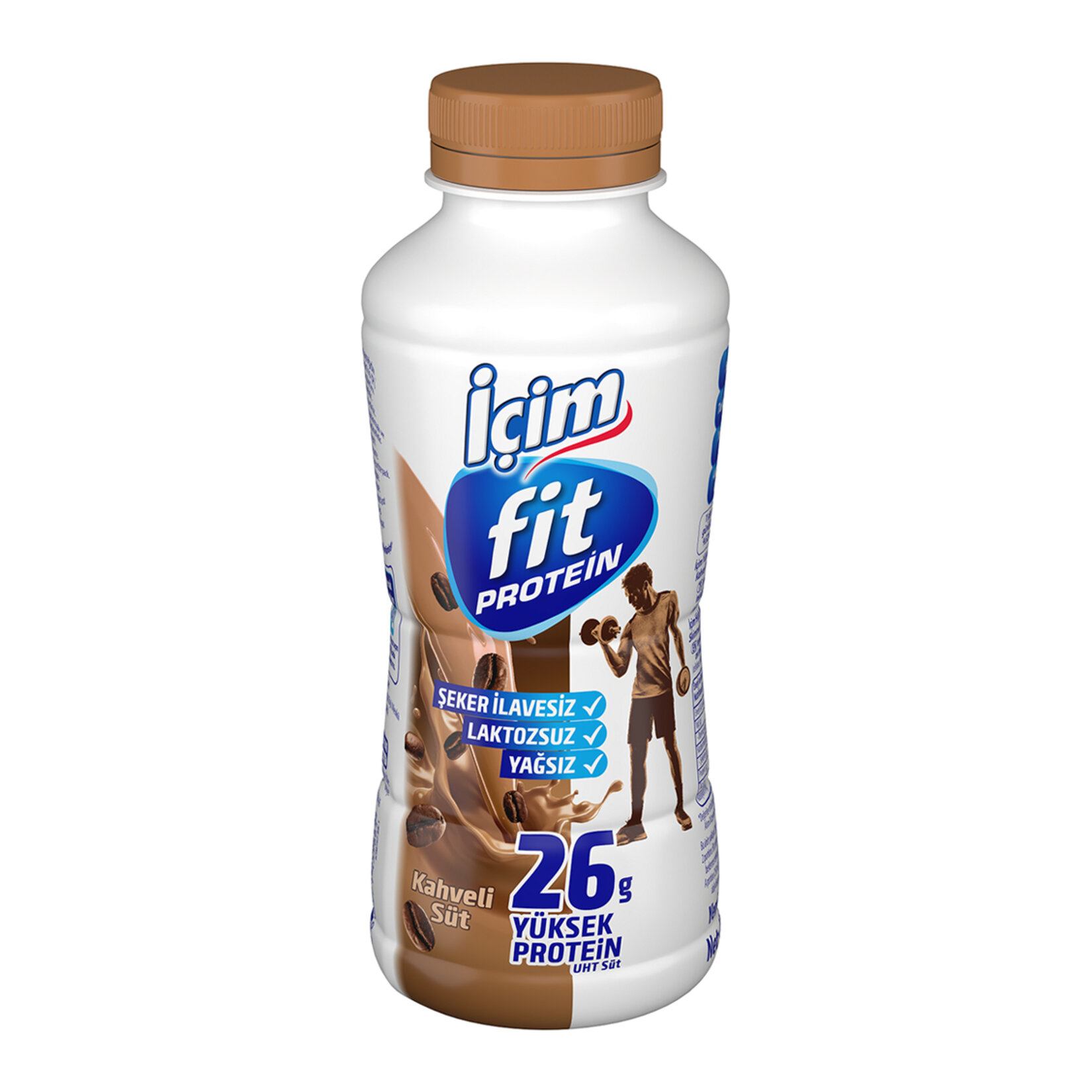 İçim Fit Protein Kahveli Laktozsuz Süt 400 ml