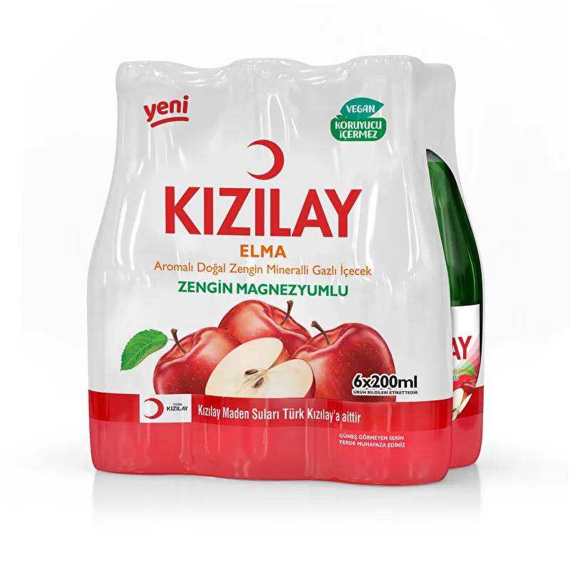 Kızılay Maden Suyu Elma 6x200 ml