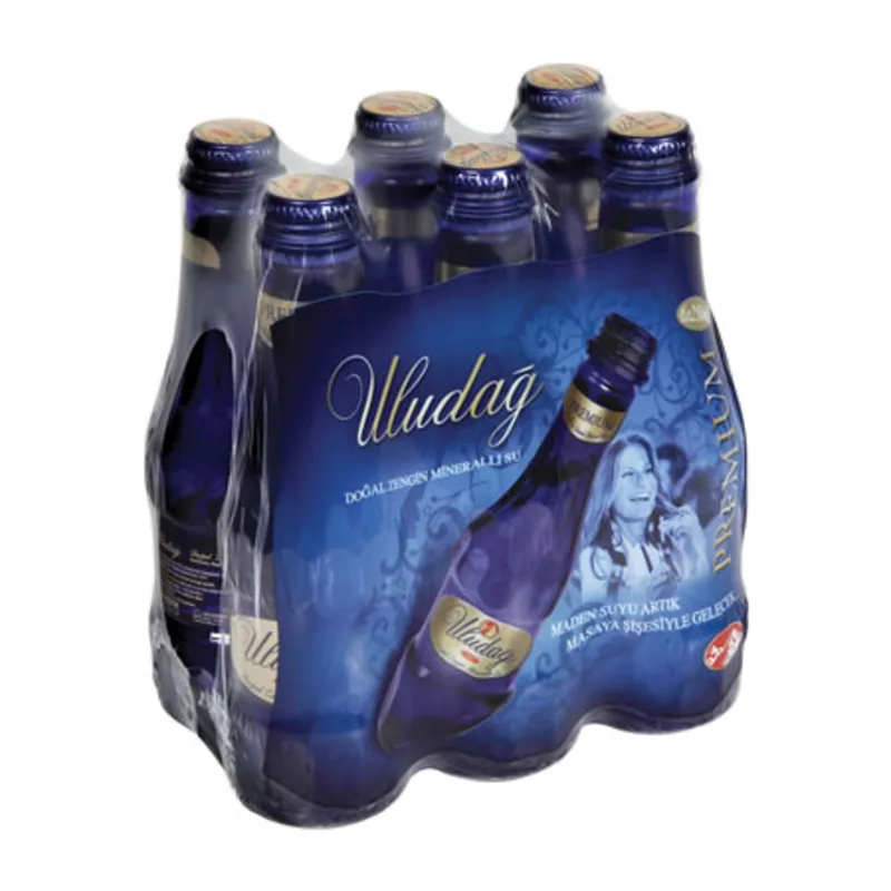 Uludağ Premium Doğal Kaynak Suyu 6x250 ml Cam Şişe