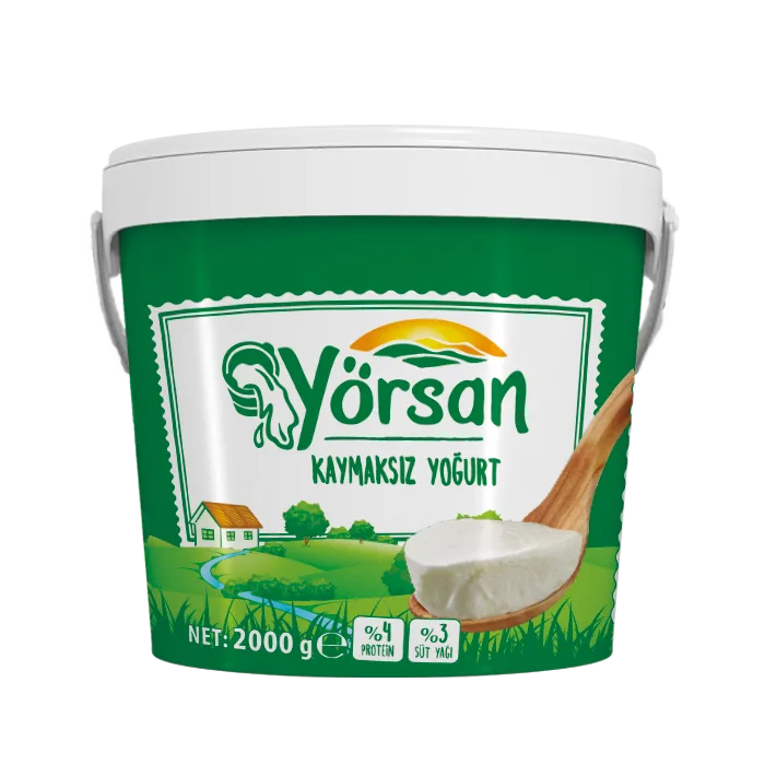 Yörsan %3 Yağlı Kaymaksız Yoğurt 2000 g