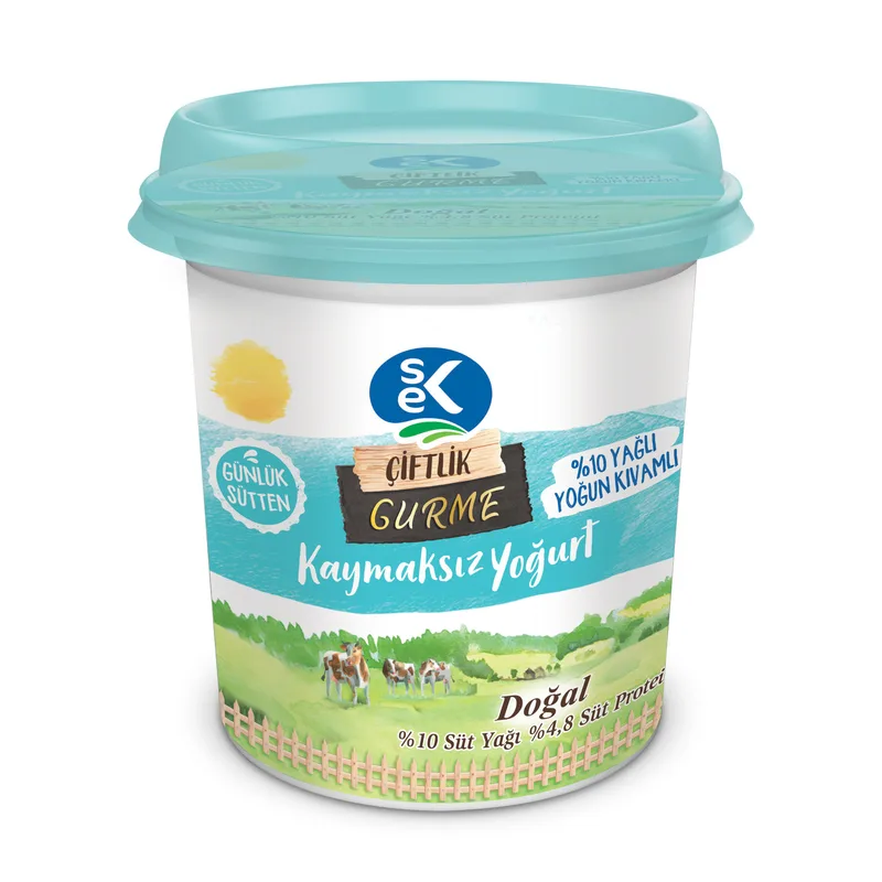 Sek Çiftlik Gurme Kaymaksız Yoğurt 750 g