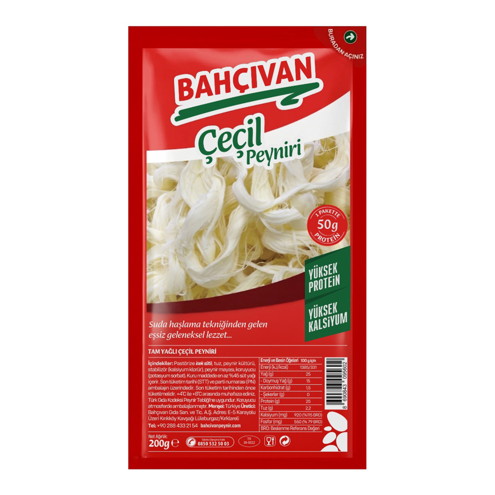 Bahçıvan Çeçil Peyniri