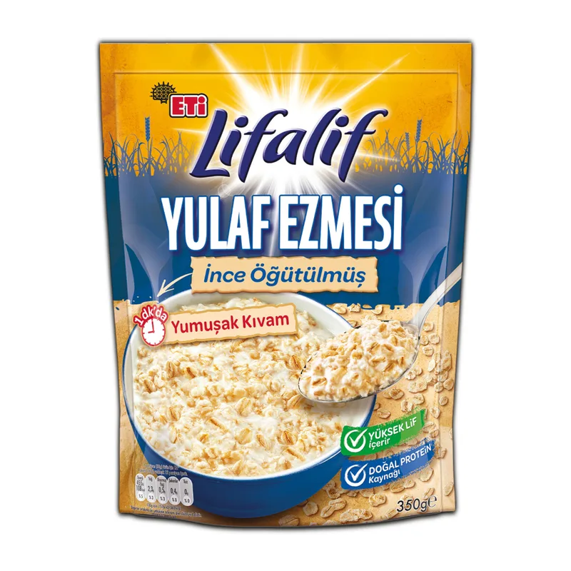Eti Lifalif İnce Öğütülmüş Yulaf Ezmesi 350 g
