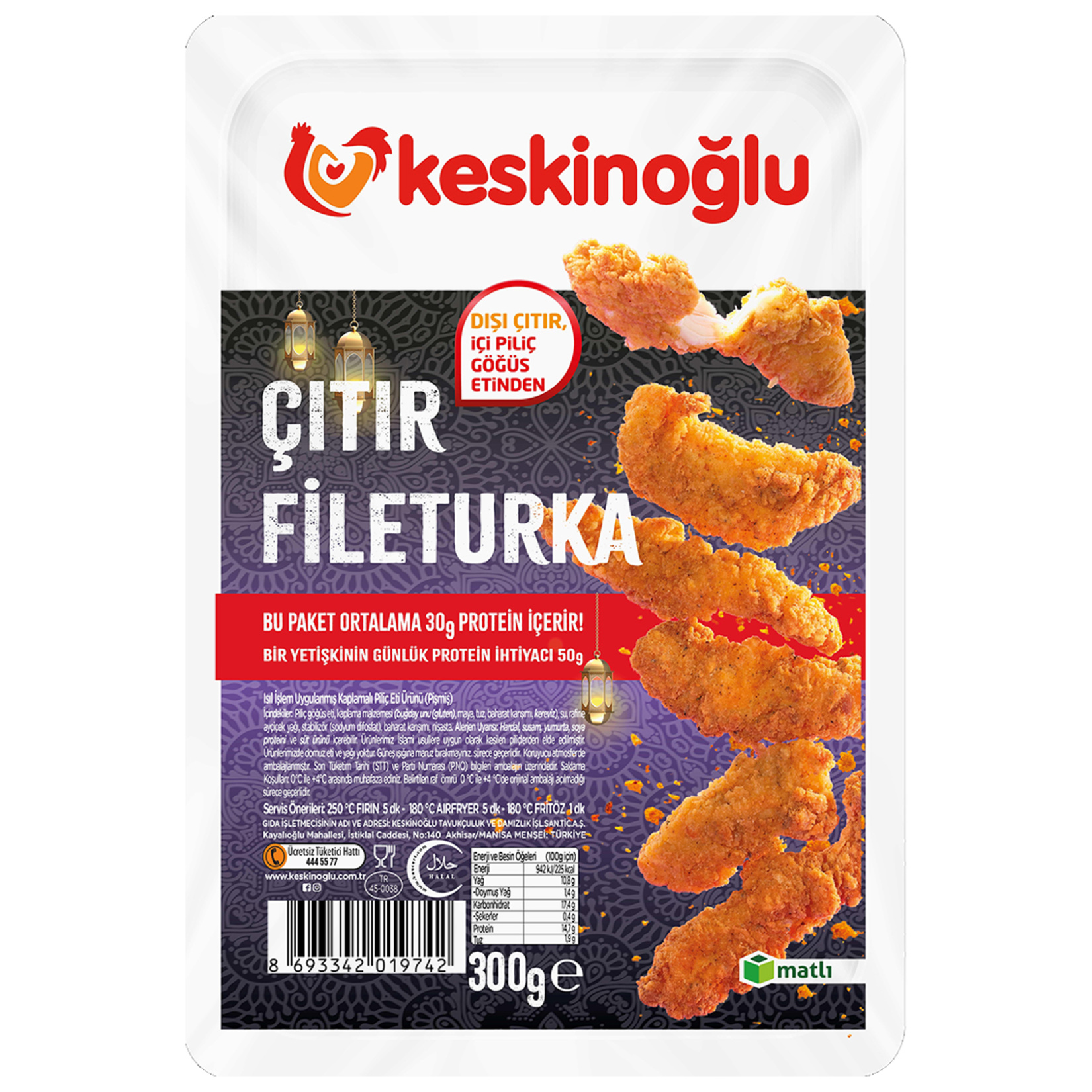 Keskinoğlu Piliç Çıtır Fileturka