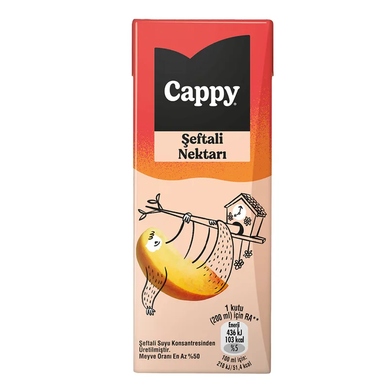 Cappy Şeftali 200 ml