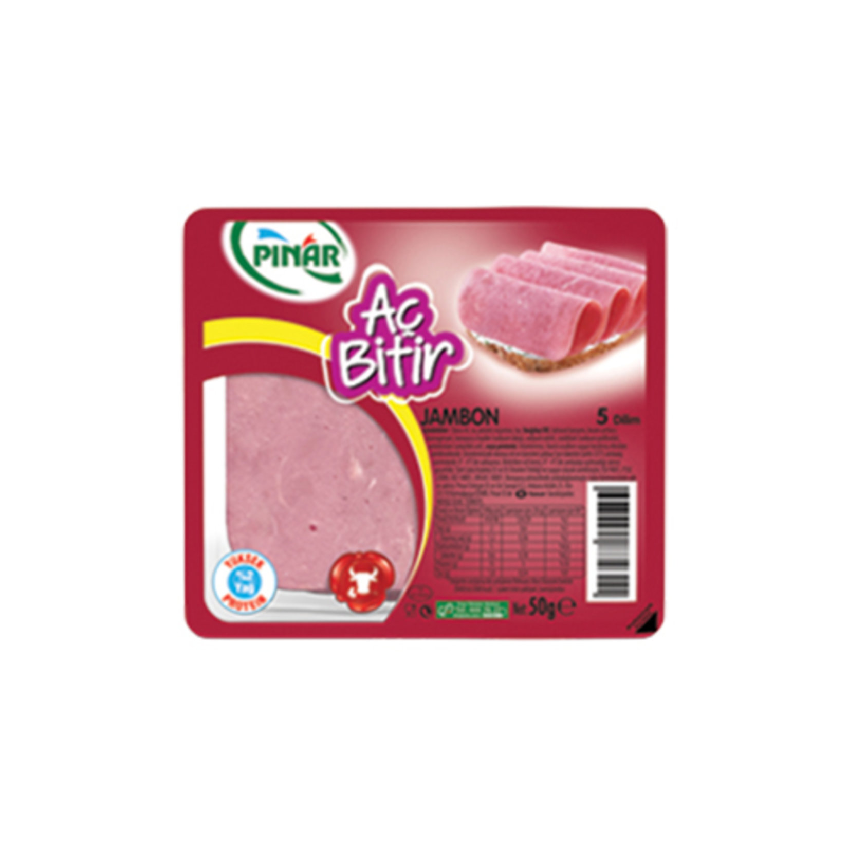Pınar Aç Bitir Büyük Dilim Jambon
