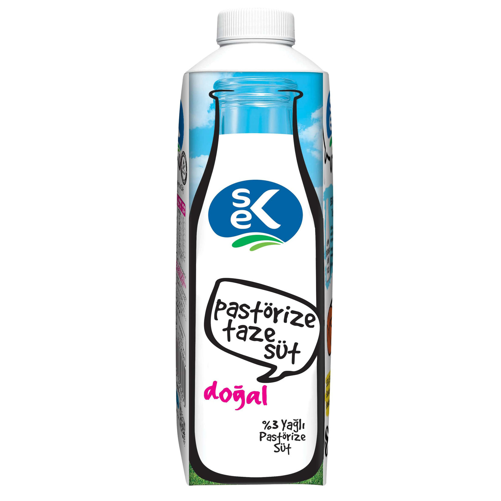 Sek Yeni Nesil Pastörize Günlük Süt 500 ml