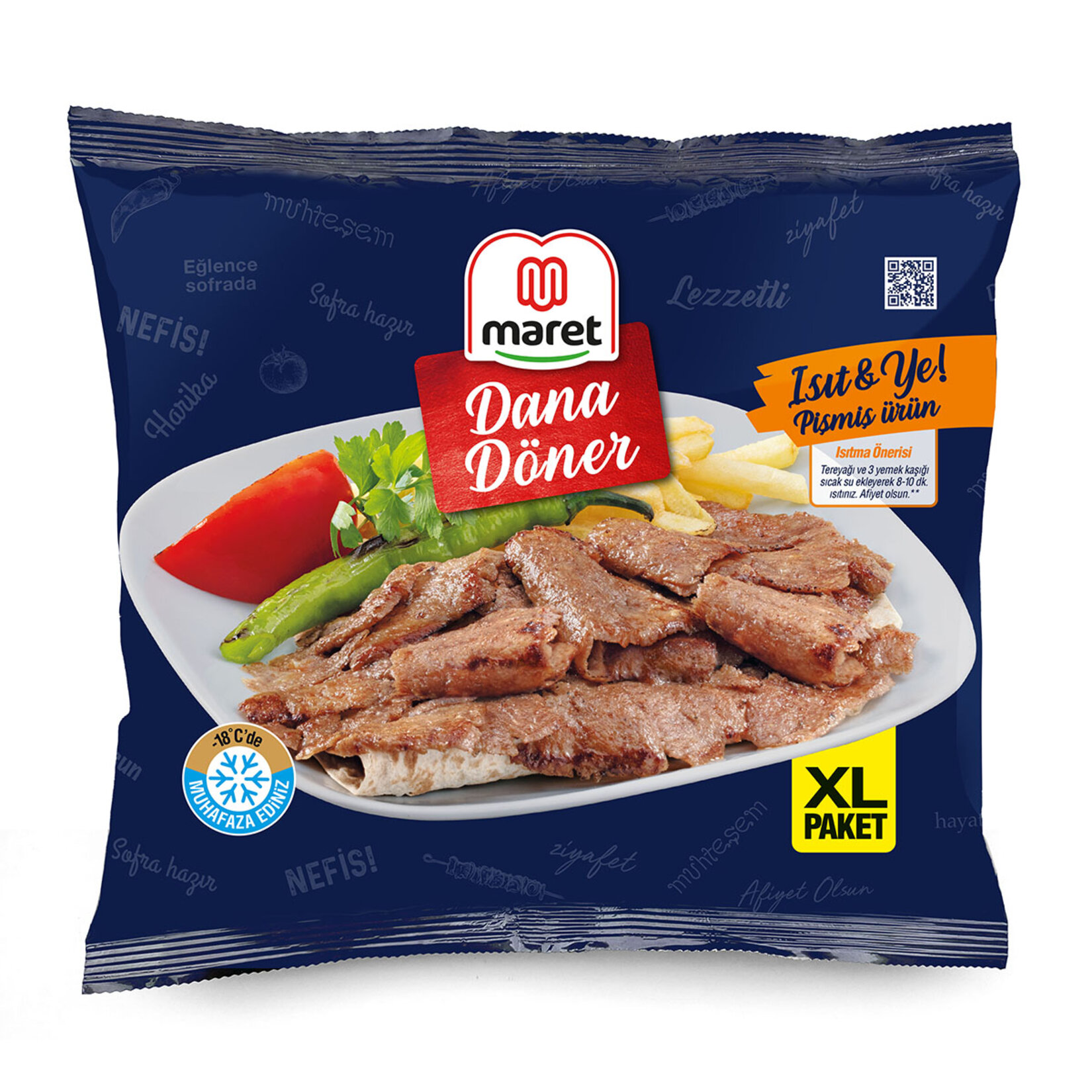 Maret Pişmiş Dondurulmuş Dana Döner