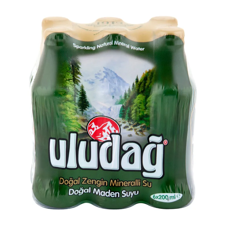 Uludağ Maden Suyu Sade 6x200 ml