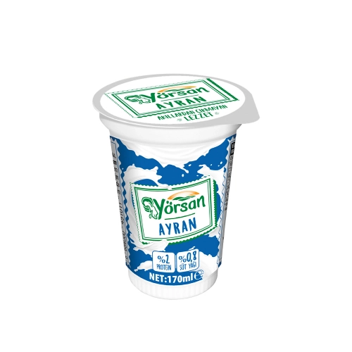 Yörsan Yarım Yağlı Ayran 170 ml (%0.8 Yağlı)