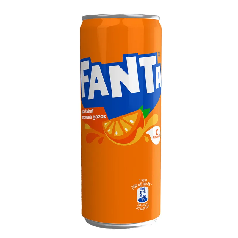 Fanta Portakal 330 ml Kutu