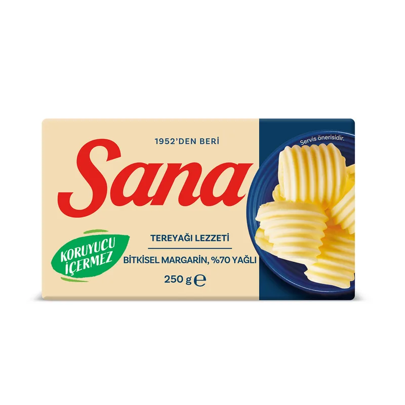 Sana Paket Margarin Tereyağı Lezzeti 250 g