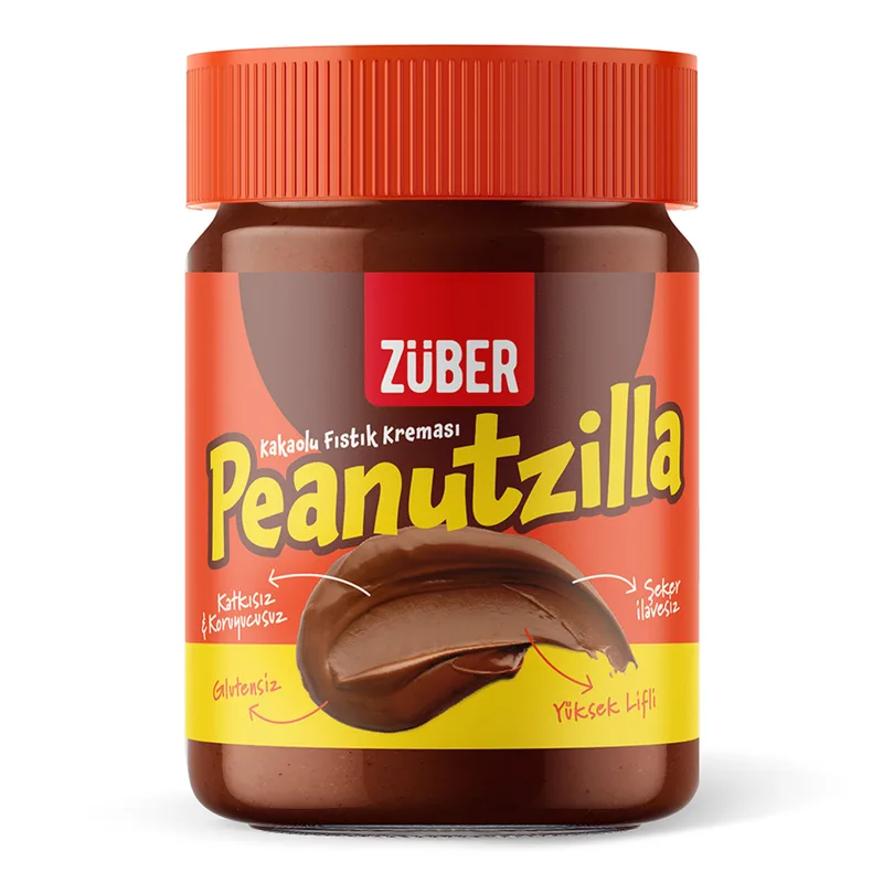 Züber Peanutzilla Kakaolu Fıstık Kreması 315 g