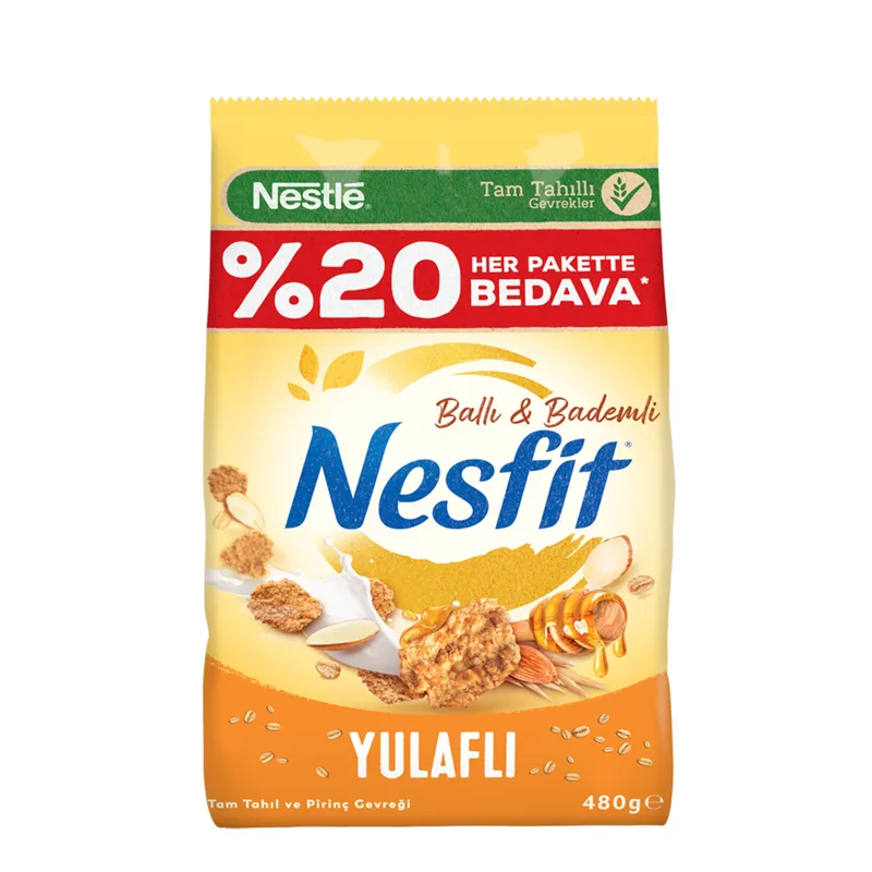 Nesfit Ballı Bademli Gevrek 480 g