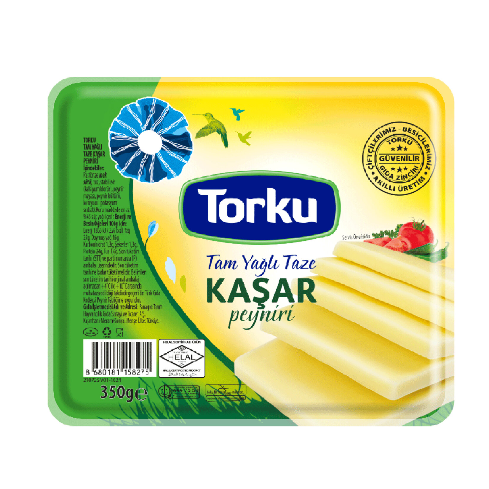 Torku Kaşar Peyniri Tam Yağlı