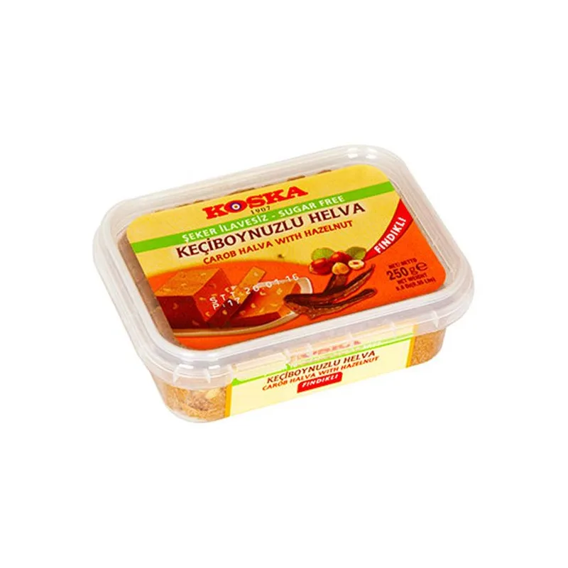 Koska Şeker İlavesiz Keçiboynuzlu Fındıklı Helva 250 g