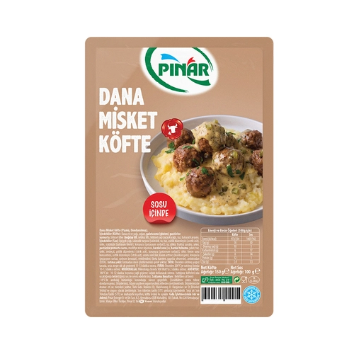 Pınar Dondurulmuş Soslu Dana Misket Köfte